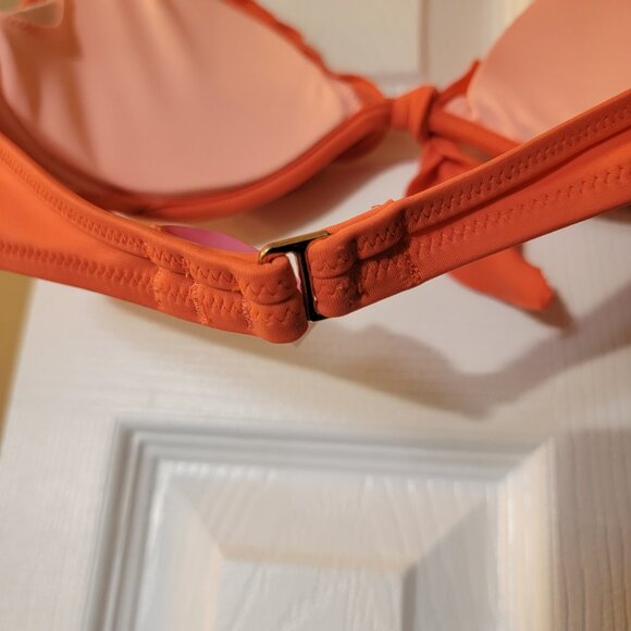 VS Swim "The Ruffle Cheeky" Bikini Set in Neon Nectar - Picture 6 of 9